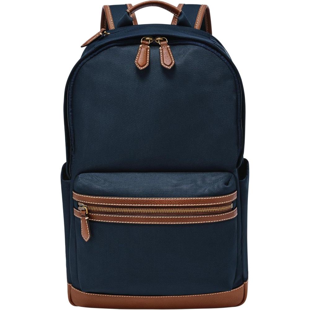 imageFossil Buckner Leather BackpackNew Buckner Navy
