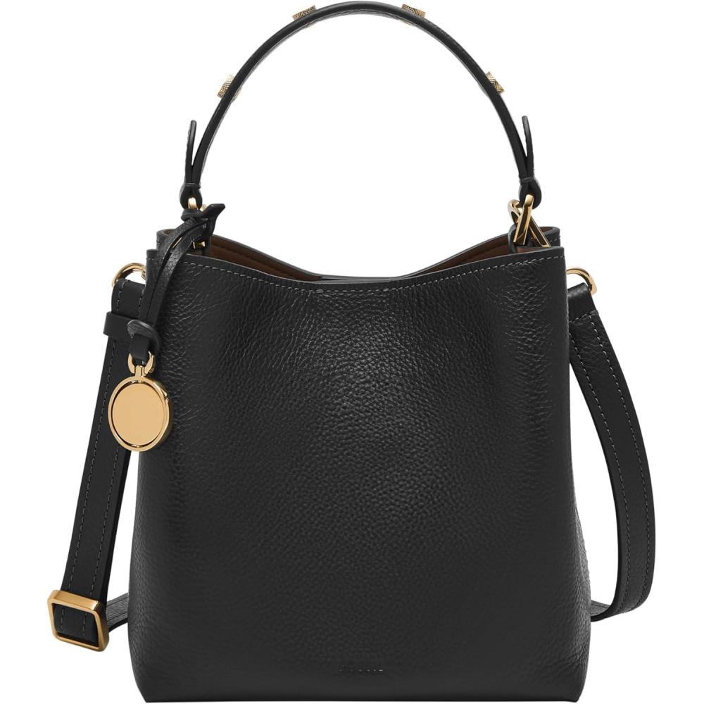 imageFossil Jessie Small Bucket Crossbody BagBlack Small