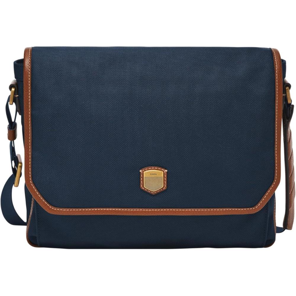 imageFossil Leather or Fabric Courier Messenger Bag for MenHayes Mink