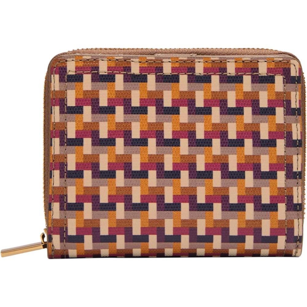 imageFossil Logan Multifunction Bifold Wallet NebulaMulti Woven Print