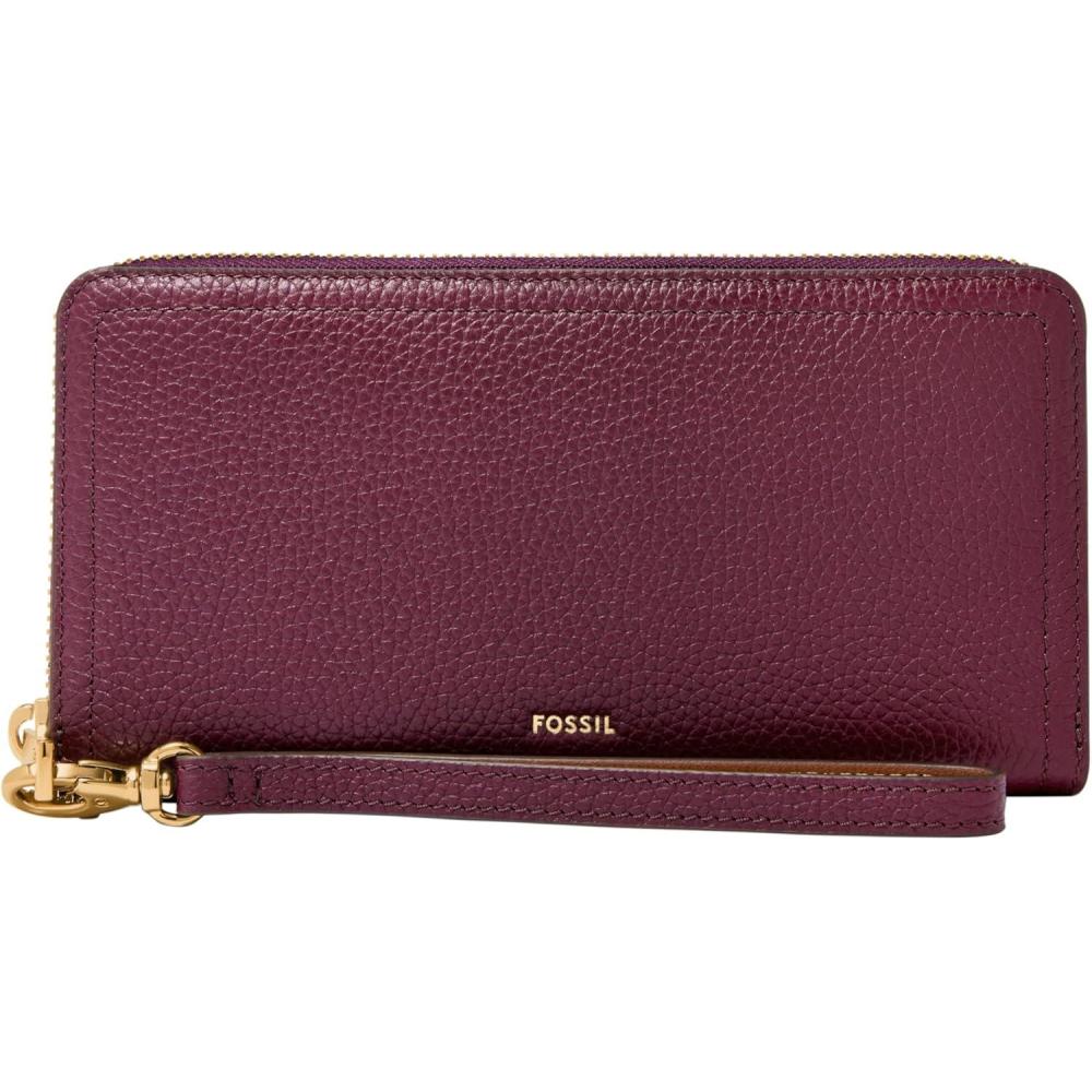 imageFossil Logan Zip Around Clutch Wallet NebulaBerry