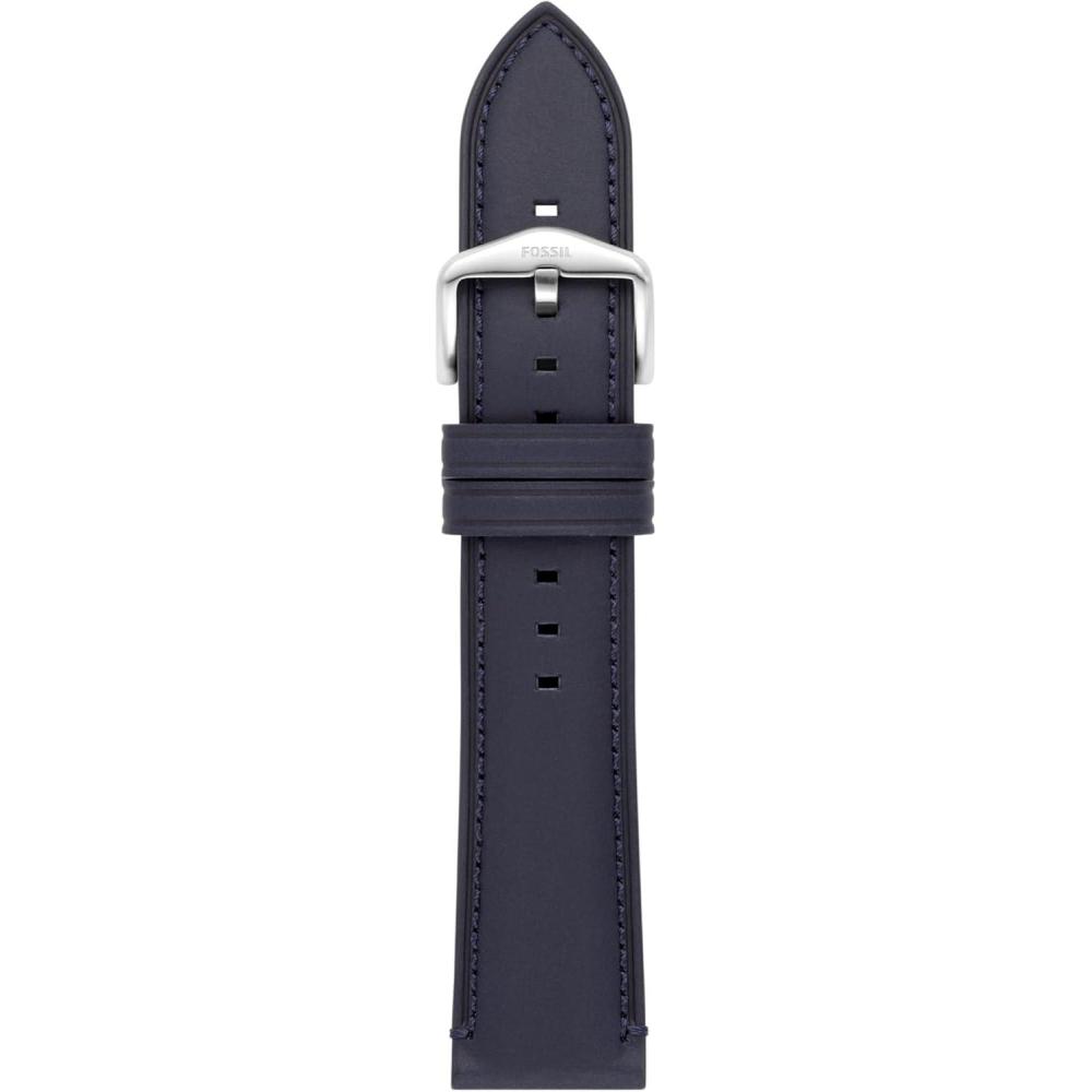 imageFossil Mens 22mm Navy LiteHide Leather Watch Band