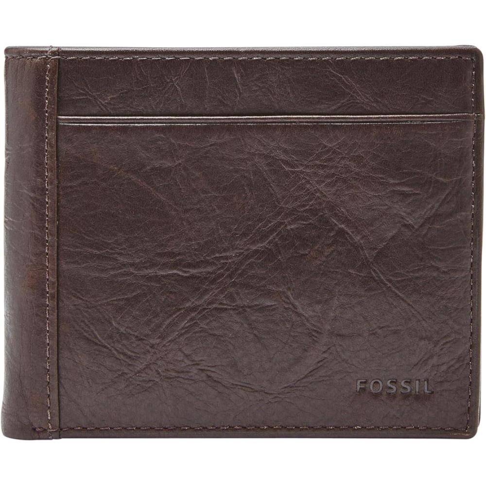 imageFossil Mens Bifold Coin Pocket WalletNeel Brown