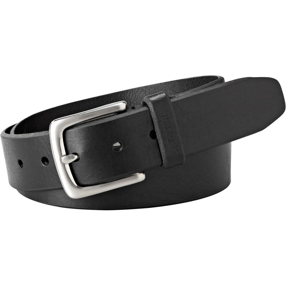 imageFossil Mens Black Leather BeltJoe Black