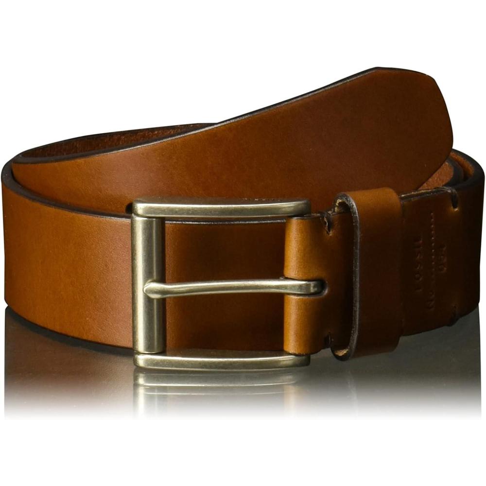 imageFossil Mens Brown Leather BeltDacey Dark Brown