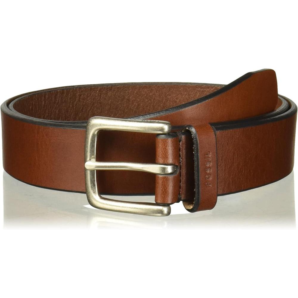 imageFossil Mens Brown Leather BeltJoe Brown