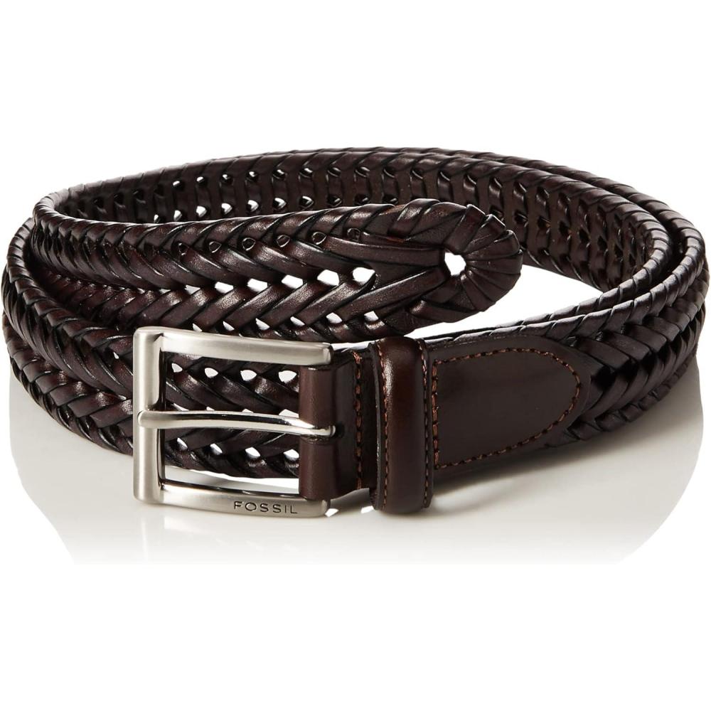 imageFossil Mens Brown Leather BeltMyles Cognac