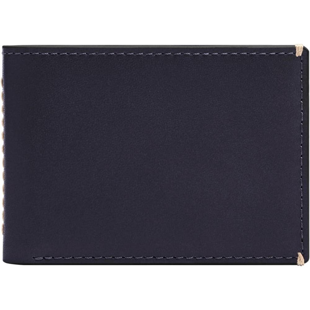 imageFossil Mens Leather Slim Minimalist Bifold Front Pocket Wallet for MenWestover Blue