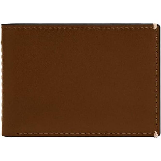 imageFossil Mens Leather Slim Minimalist Bifold Front Pocket Wallet for MenWestover Brown