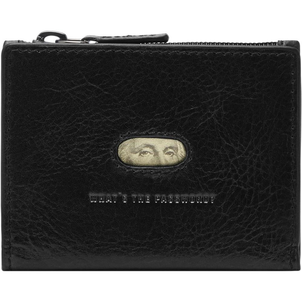 imageFossil Mens Leather Slim Minimalist Card Case Front Pocket WalletAndrew Black