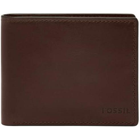 imageFossil Mens Slim Bifold WalletDark Brown