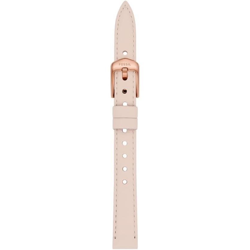 imageFossil Stainless Steel Interchangeable Watch Band StrapIvory LeatherRose Gold