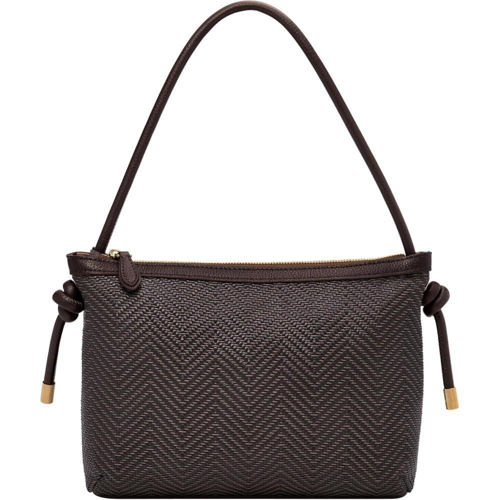 imageFossil Willa Shoulder BagChocolate Woven