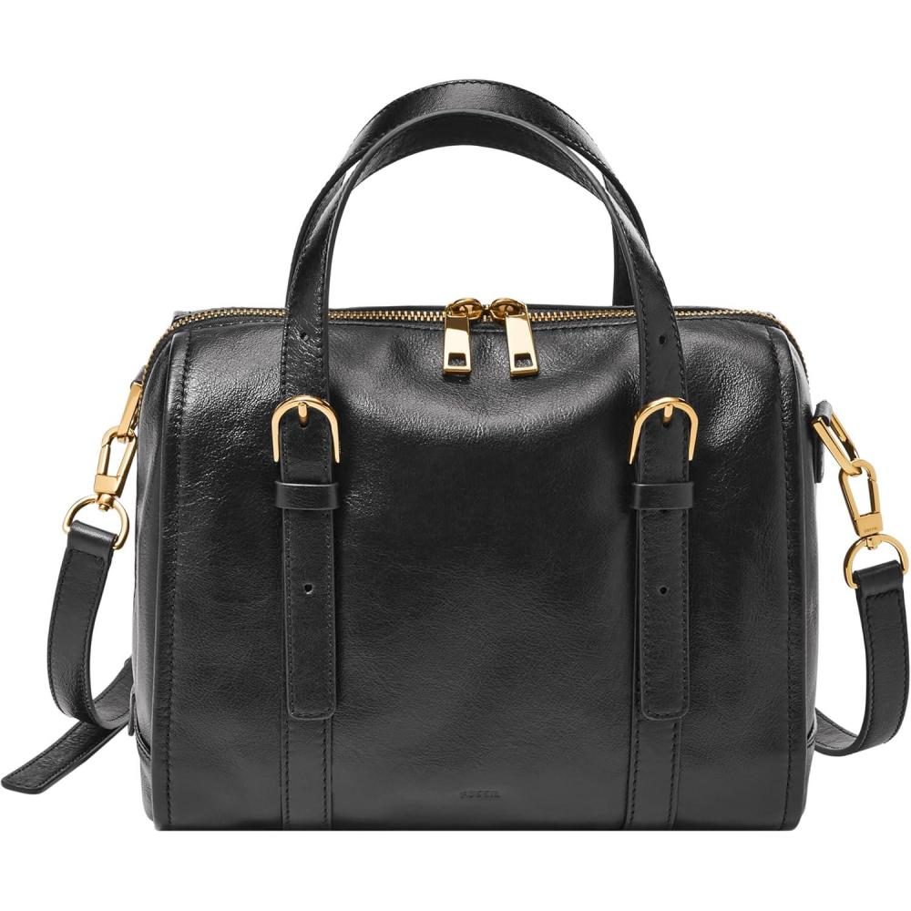 imageFossil Womens Carlie Satchel HandbagBlack