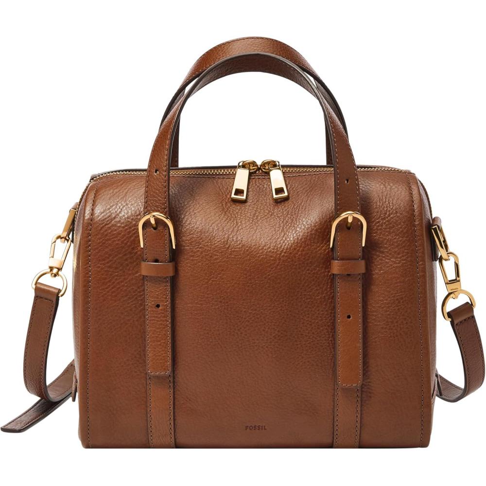 imageFossil Womens Carlie Satchel HandbagBrown