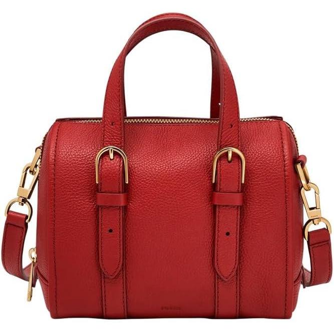 imageFossil Womens Carlie Satchel HandbagGarnet