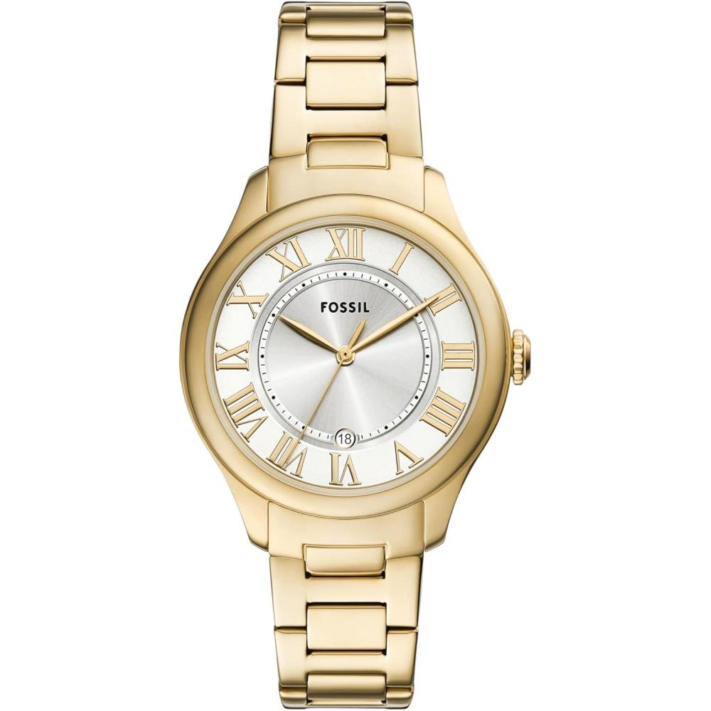 imageFossil Womens Gilmore ThreeHand Date Stainless Steel WatchGold