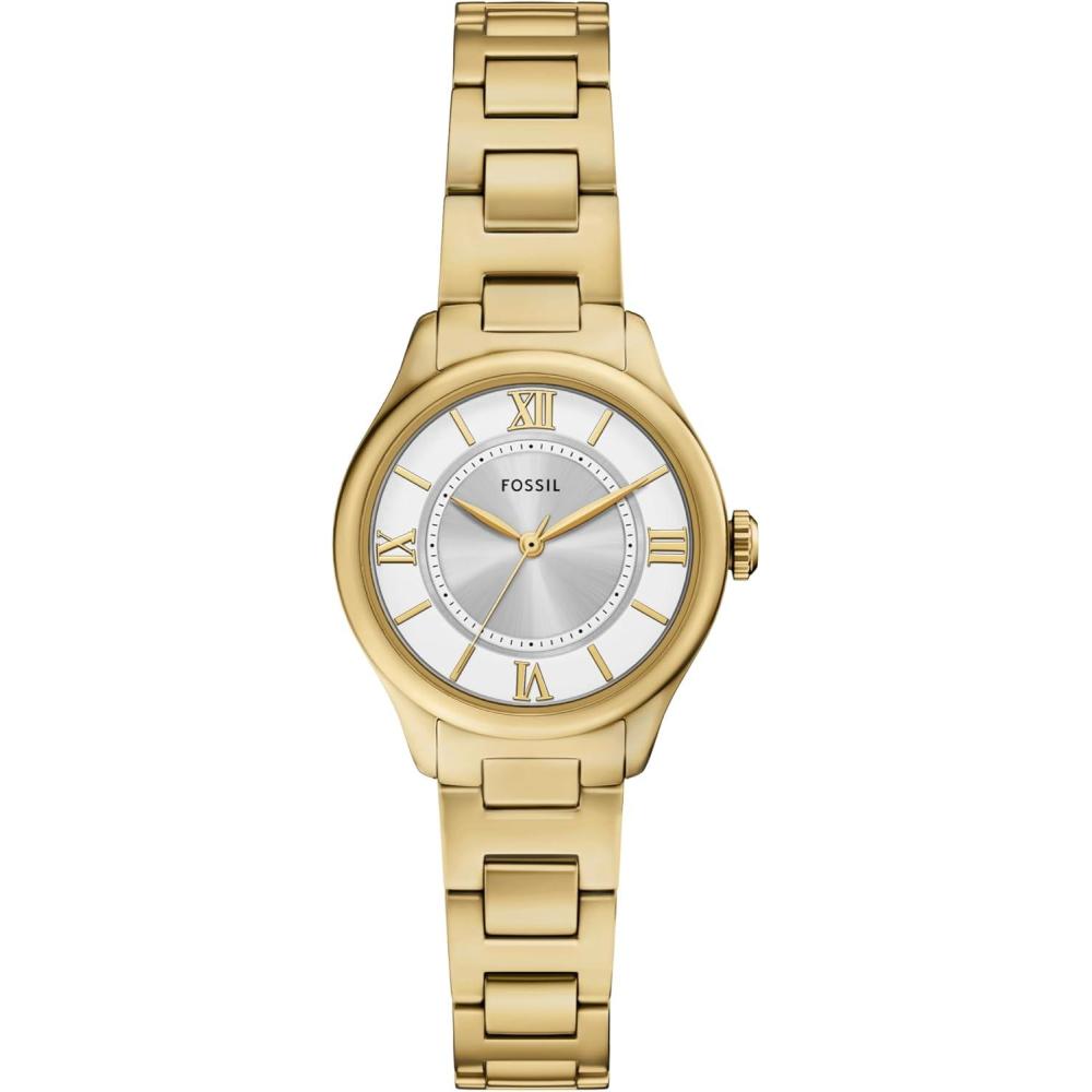 imageFossil Womens Gilmore ThreeHand GoldTone Stainless Steel Watch Model ES5421