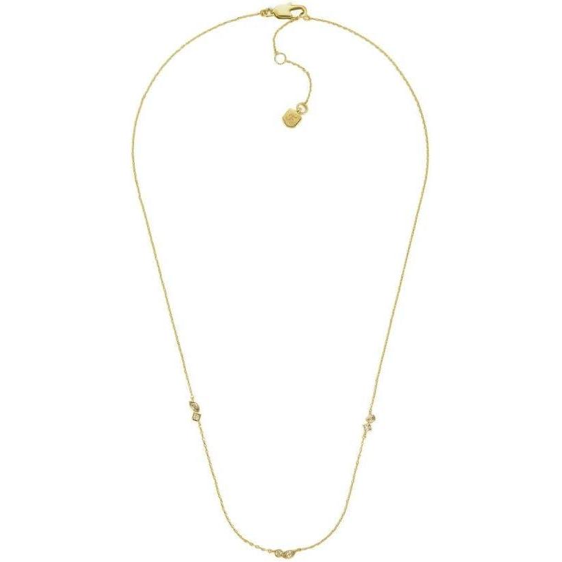 imageFossil Womens GoldTone Stainless Steel Pendant Chain Necklace for WomenGold Ellis Et Moi