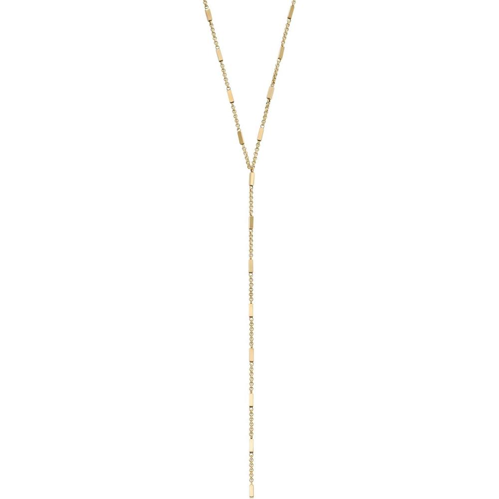 imageFossil Womens GoldTone Stainless Steel Pendant Chain Necklace for WomenYLink