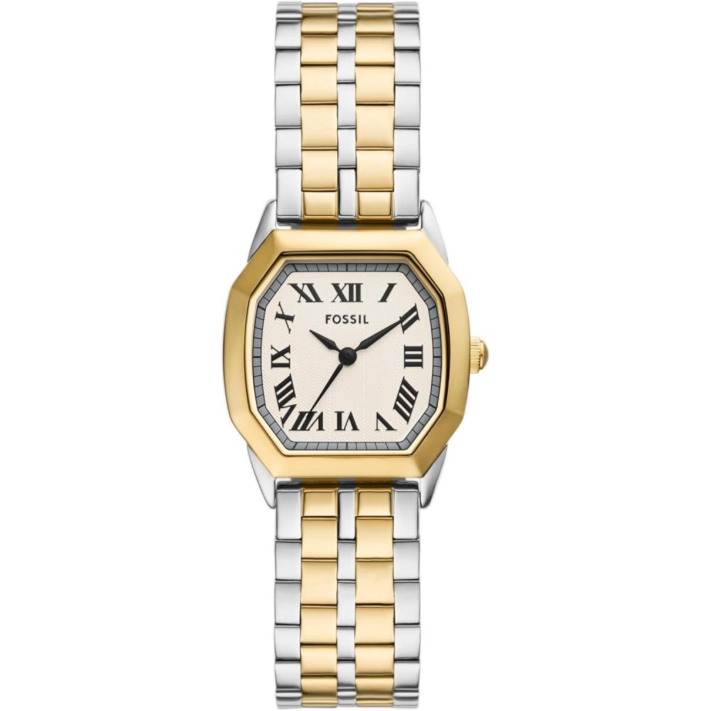 imageFossil Womens Harlow ThreeHand Stainless Steel Bracelet WatchGoldSilver