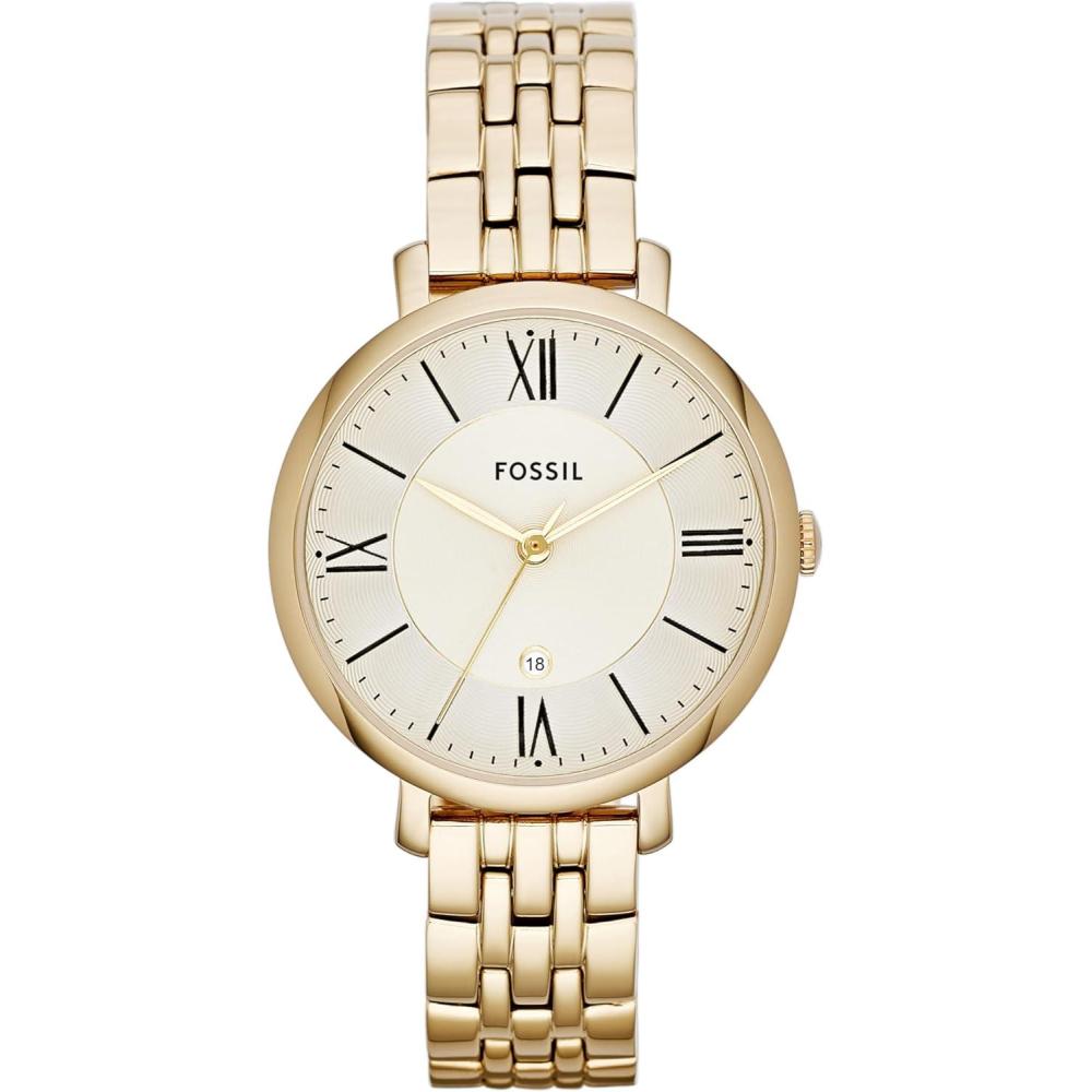 imageFossil Womens Jacqueline Quartz Stainless Steel ThreeHand WatchGold