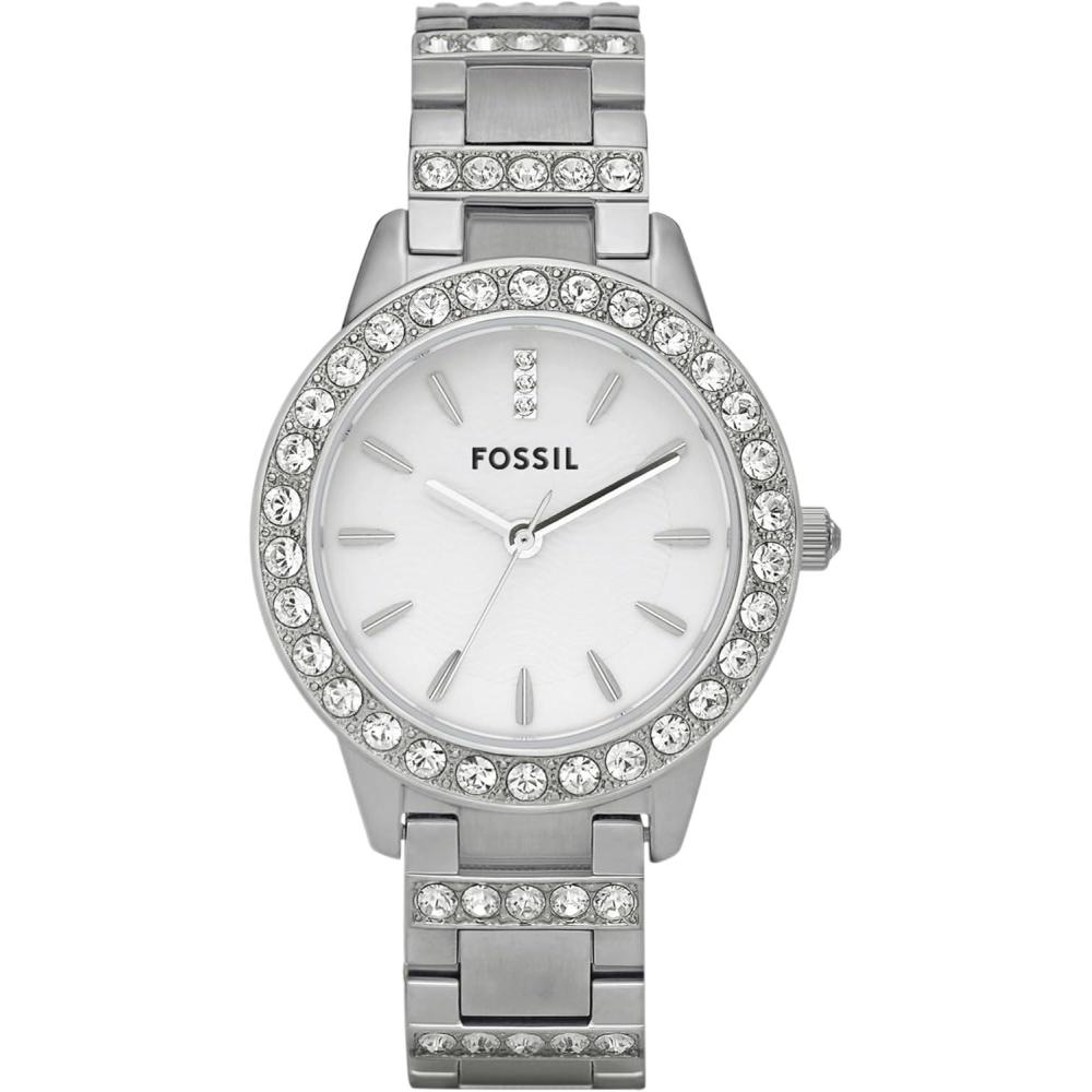 imageFossil Womens Jesse Quartz Stainless Steel ThreeHand WatchSilver