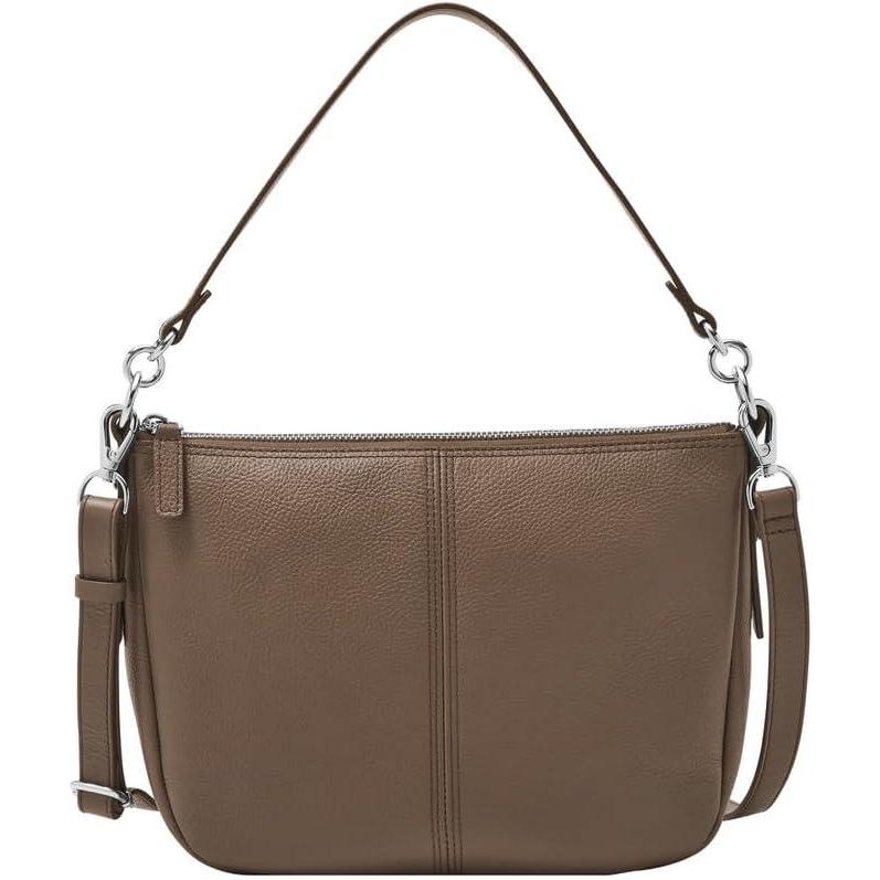 imageFossil Womens Jolie Leather Crossbody Purse Handbag for WomenSmoke