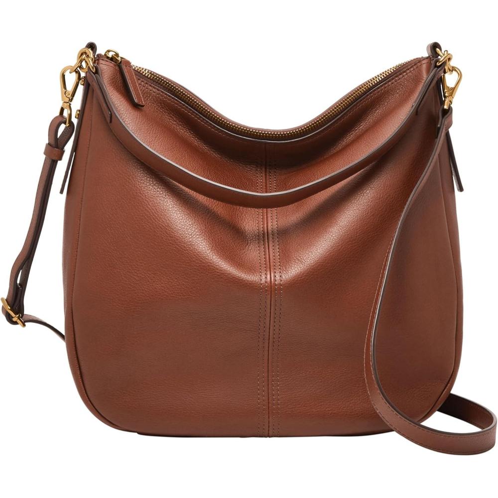 imageFossil Womens Jolie Leather Hobo Purse Handbag for WomenBrown