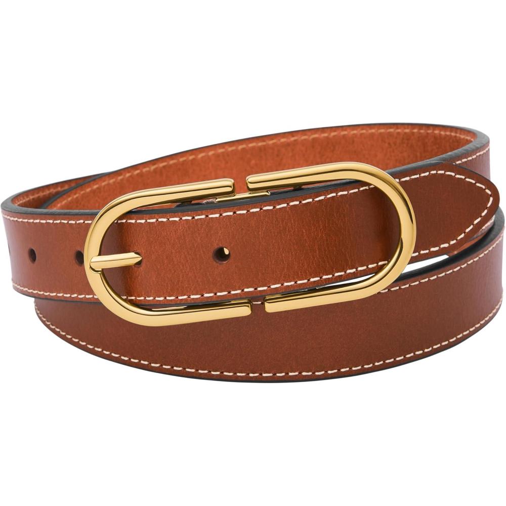 imageFossil Womens Leather BeltBrown Double Dlink