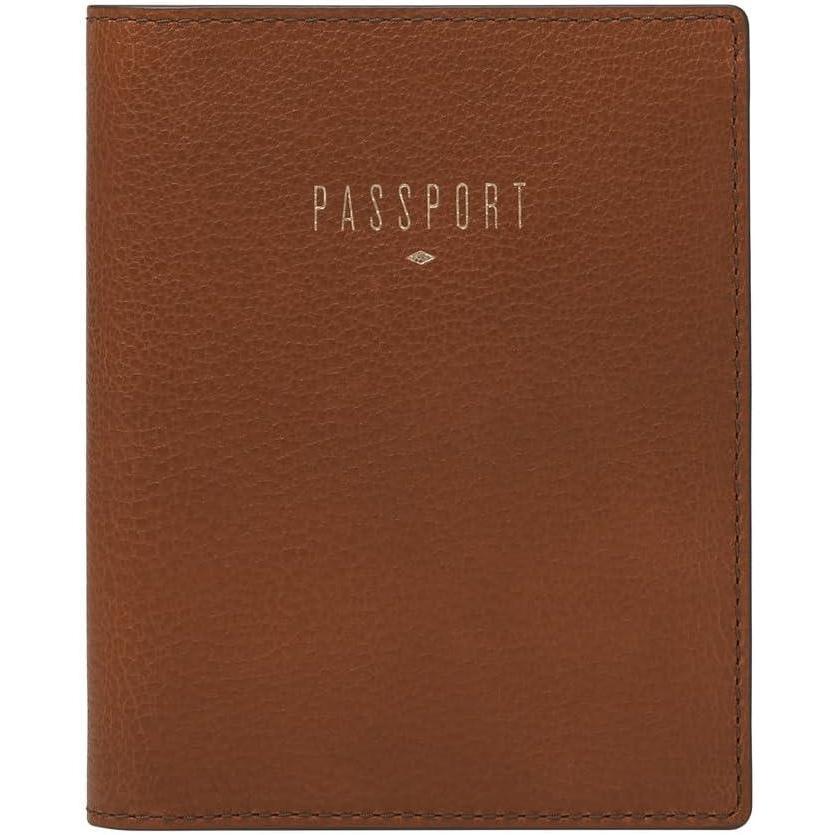 imageFossil Womens Leather Passport CaseBrown
