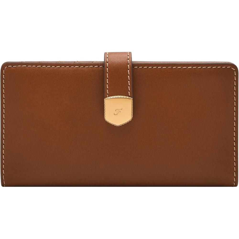 imageFossil Womens Lennox Tab Bifold WalletBrown