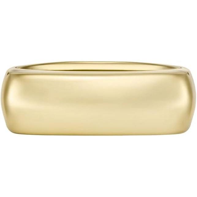 imageFossil Womens Plated Stainless Steel RingGold Dome