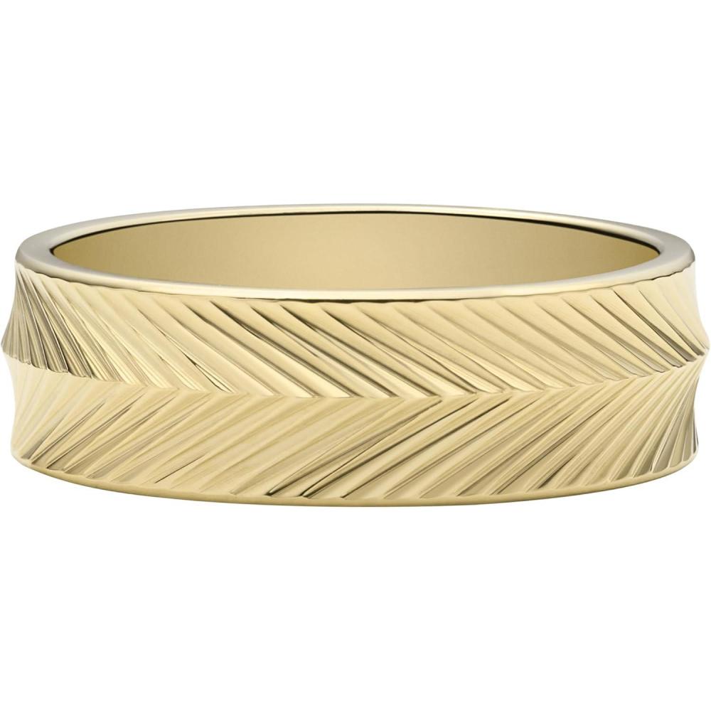 imageFossil Womens Plated Stainless Steel RingGold Harlow Linear