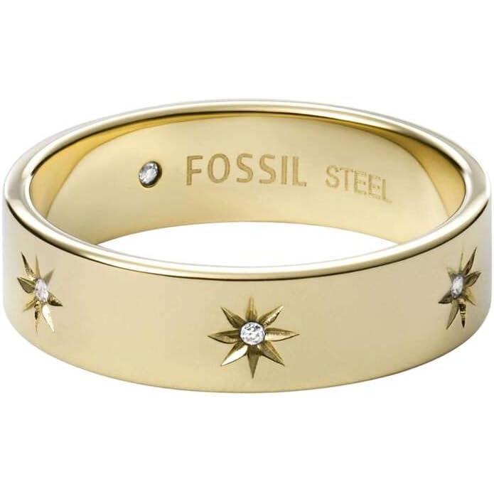 imageFossil Womens Plated Stainless Steel RingGold Sadie Star