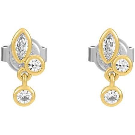 imageFossil Womens Sterling Silver or Stainless Steel Stud Earrings for WomenGold Ellis Et Moi