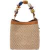 imageFossil Jessie Small Bucket Crossbody BagChevron Straw