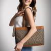 imageFossil Jessie Tote BagChevron Straw