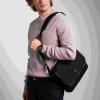 imageFossil Leather or Fabric Courier Messenger Bag for MenBlack