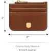 imageFossil Lennox Zip Card Case WalletMedium Brown