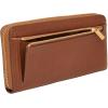imageFossil Logan Zip Around Clutch Wallet NebulaBrown