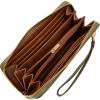 imageFossil Logan Zip Around Clutch Wallet NebulaDesert Olive