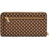 imageFossil Logan Zip Around Clutch Wallet NebulaNeutral Woven Print