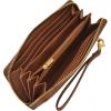 imageFossil Logan Zip Around Clutch Wallet NebulaNeutral Woven Print