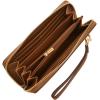 imageFossil Logan Zip Around Clutch Wallet NebulaSaddle