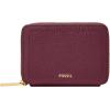 imageFossil Logan Zip Card Case Black with KeychainBerry