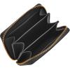 imageFossil Logan Zip Card Case Black with KeychainBlack