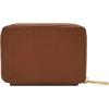 imageFossil Logan Zip Card Case Black with KeychainBrown