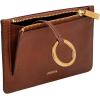 imageFossil Logan Zip Card Case Black with KeychainBrown With Keychain
