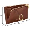 imageFossil Logan Zip Card Case Black with KeychainBrown With Keychain